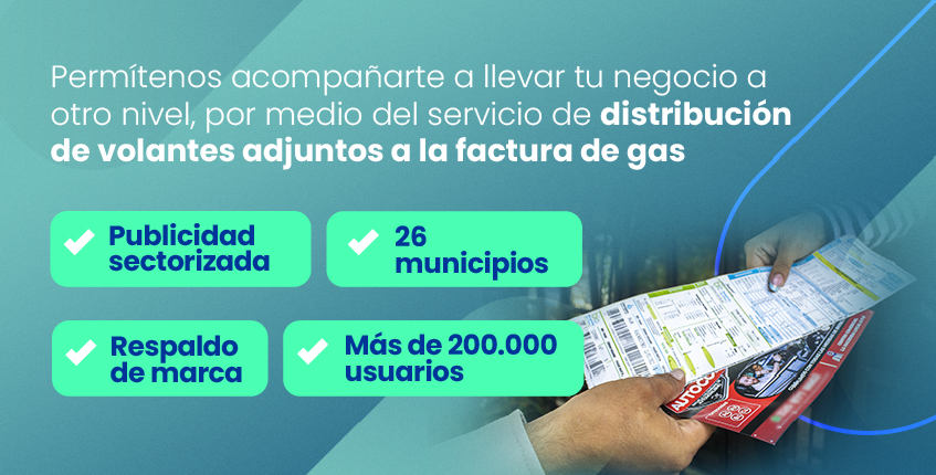 distribucion de volantes con llanogas